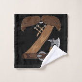 Costume Viking Halloween Mustache Belt Ax Cosplay (Gant de toilette)