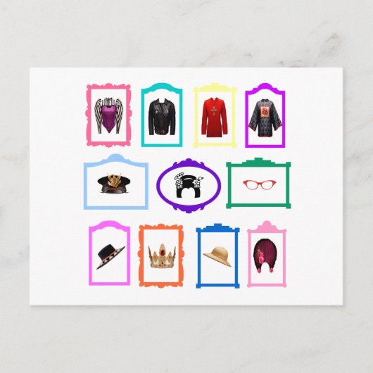 Costumes Briefkaart (Voorkant)