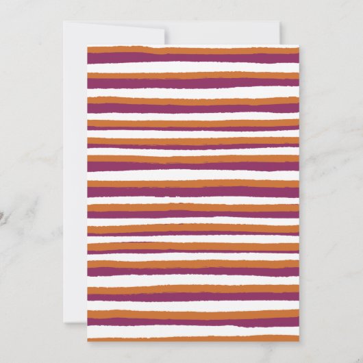 Costumes & Cocktails Adult Halloween Party Kaart (Achterkant)