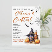 Costumes & Cocktails Invitation à la fête d'Hallow (Debout devant)