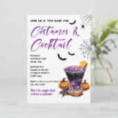 Costumes & Cocktails Invitation à la fête d'Hallow (Debout devant)