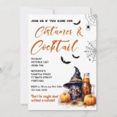 Costumes & Cocktails Invitation à la fête d'Hallow (Devant)