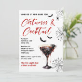 Costumes & Cocktails Invitation à la fête d'Hallow (Debout devant)