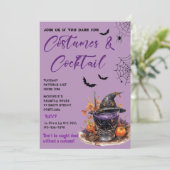 Costumes & Cocktails Invitation à la fête d'Hallow (Debout devant)