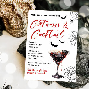 Costumes & Cocktails Invitation à la fête d'Hallow