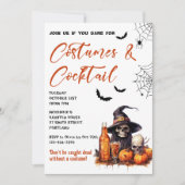 Costumes & Cocktails Invitation à la fête d'Hallow (Devant)