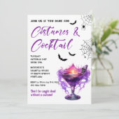 Costumes & Cocktails Invitation à la fête d'Hallow (Debout devant)