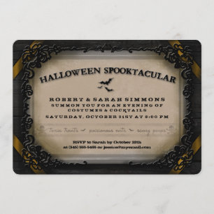 Costumes & Cocktails Invitation Halloween Spooktac