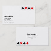 Costumes de carte de jeu (Devant / Derrière)