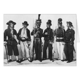 Costumes des marines français de 1680 à 1854