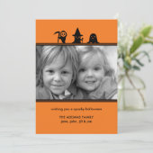 Costumes éffrayants Carte photo Halloween (Debout devant)