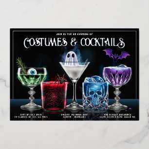 Costumes et cocktails fantaisie Invitation personn