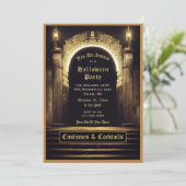 Costumes et cocktails gothiques Invitation Hallowe (Debout devant)