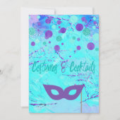 Costumes et cocktails Invitation à la fête d'Hallo (Devant)