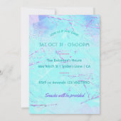 Costumes et cocktails Invitation à la fête d'Hallo (Dos)