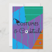 Costumes et cocktails Invitation à la fête d'Hallo (Devant)