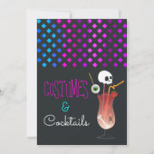 Costumes et cocktails Invitation à la fête d'Hallo (Devant)