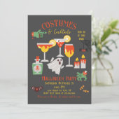 Costumes et cocktails Invitation à la fête d'Hallo (Debout devant)