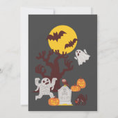 Costumes et cocktails Invitation à la fête d'Hallo (Dos)