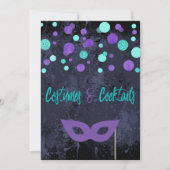 Costumes et cocktails Invitation à la fête d'Hallo (Devant)