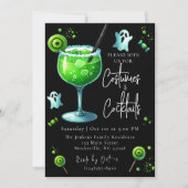 Costumes et cocktails Invitation à la fête d'Hallo (Devant)