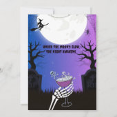 Costumes et cocktails Invitation de partie d'Hallo (Dos)