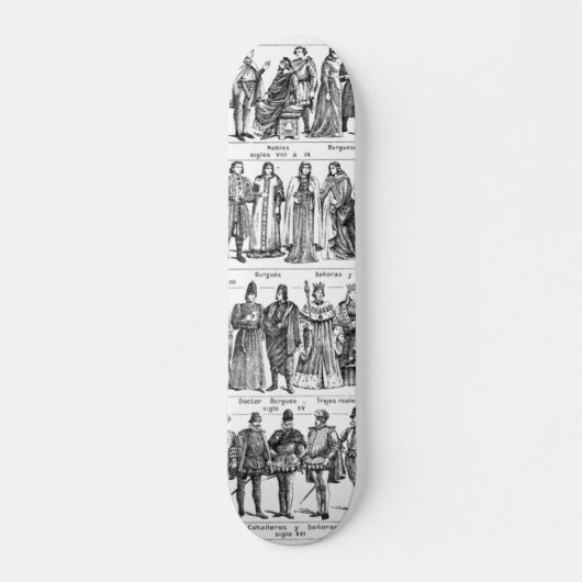 Costumes historiques Skateboard (Devant)