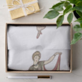 Costumes Parisiens- Dance jurk, ontkoppeling Tissuepapier (Geschenk)