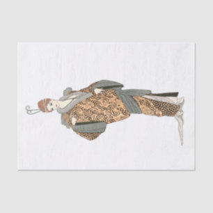 Costumes Parisiens- Manteau du soir, ontkoppeling Tissuepapier