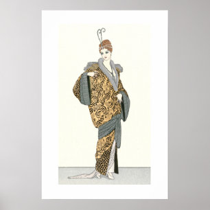 Costumes Parisiens- Mode Vintage Affiche