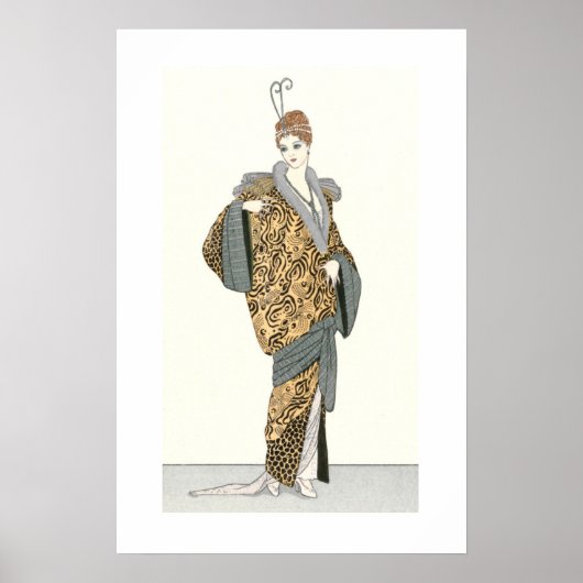 Costumes Parisiens- Mode Vintage Affiche (Devant)