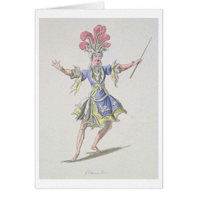 Costumez la conception pour le magicien, dans (Devant)