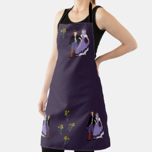 Costuums van wijnbouwers uit Bourgondië, Frankrijk Schort