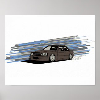 Cosworth Poster: 2,3-16 V Poster