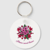 Cosy bright floral sleutelhanger (Achterkant)