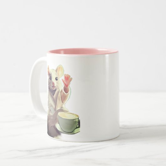 Cosy café Mouse tasse (Devant gauche)