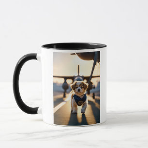 "Cosy Canine Companion : Mug d'image de chien pers