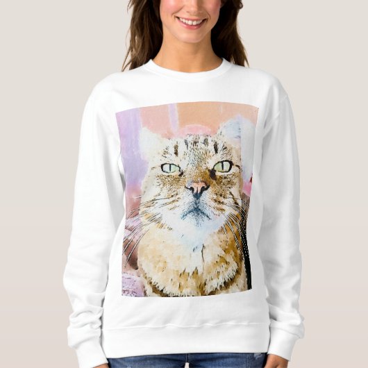 Cosy Cat Vibes Sweatshirt (Devant)