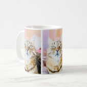 Cosy Chat Mug - Whimsical Feline Design (Devant gauche)