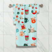 Cosy chocolat chaud latte d'hiver chocolat festif