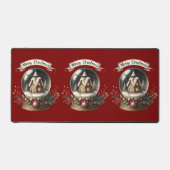 Cosy Christmas Snow Globe Cottage Scène (Recto)