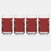 Cosy Christmas Snow Globe Cottage Scène (Gauche)