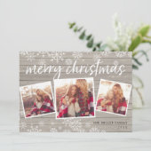 Cosy Collage | Carte photo de vacances (Debout devant)