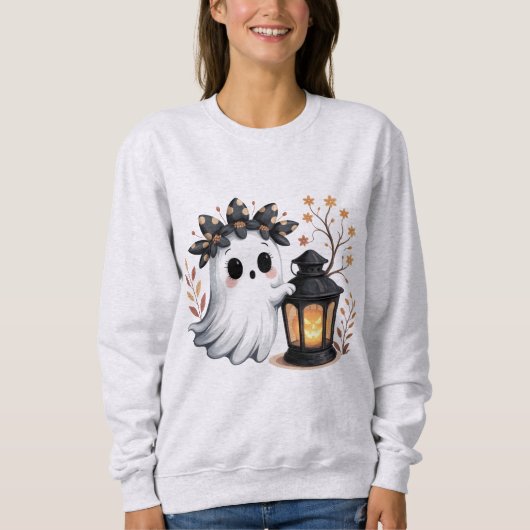 Cosy Cute Ghost Sweatshirt d'Halloween (Devant)