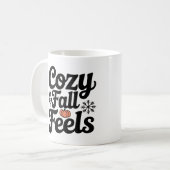 Cosy Fall Feg Mug - Citrouille de la coupe du café (Devant gauche)