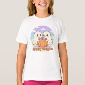 Cosy Ghosts & Candy Halloween T-Shirt - mignon