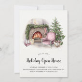 Cosy Holiday Home Holiday Open House Invitation (Devant)