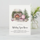 Cosy Holiday Home Holiday Open House Invitation (Debout devant)