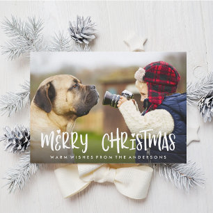 Cosy Joyeux Carte photo de Noël