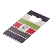 Cosy Noël Pastel Couleur Palette Monogramme (Dos Angle)